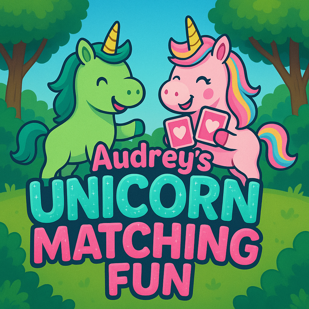 Audrey's UNIICORN MATCHING FUN